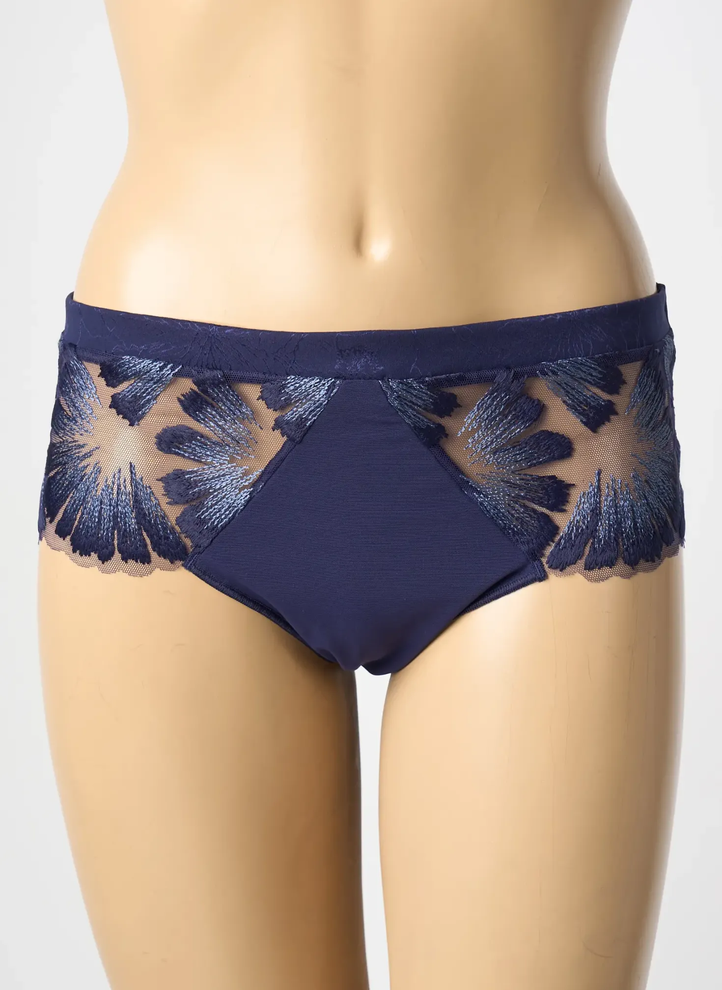 Shorty Simone Perele Bleu