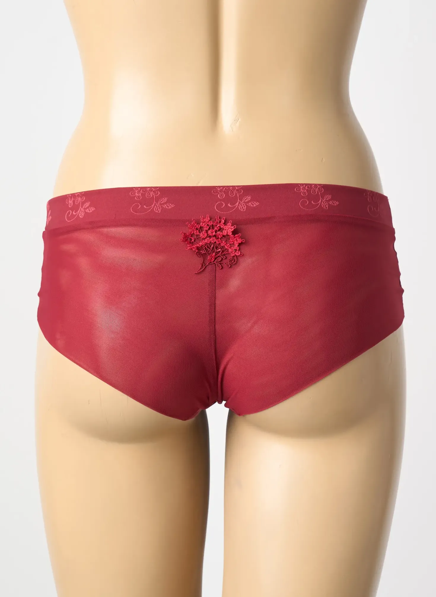 Shorty Simone Perele Rouge