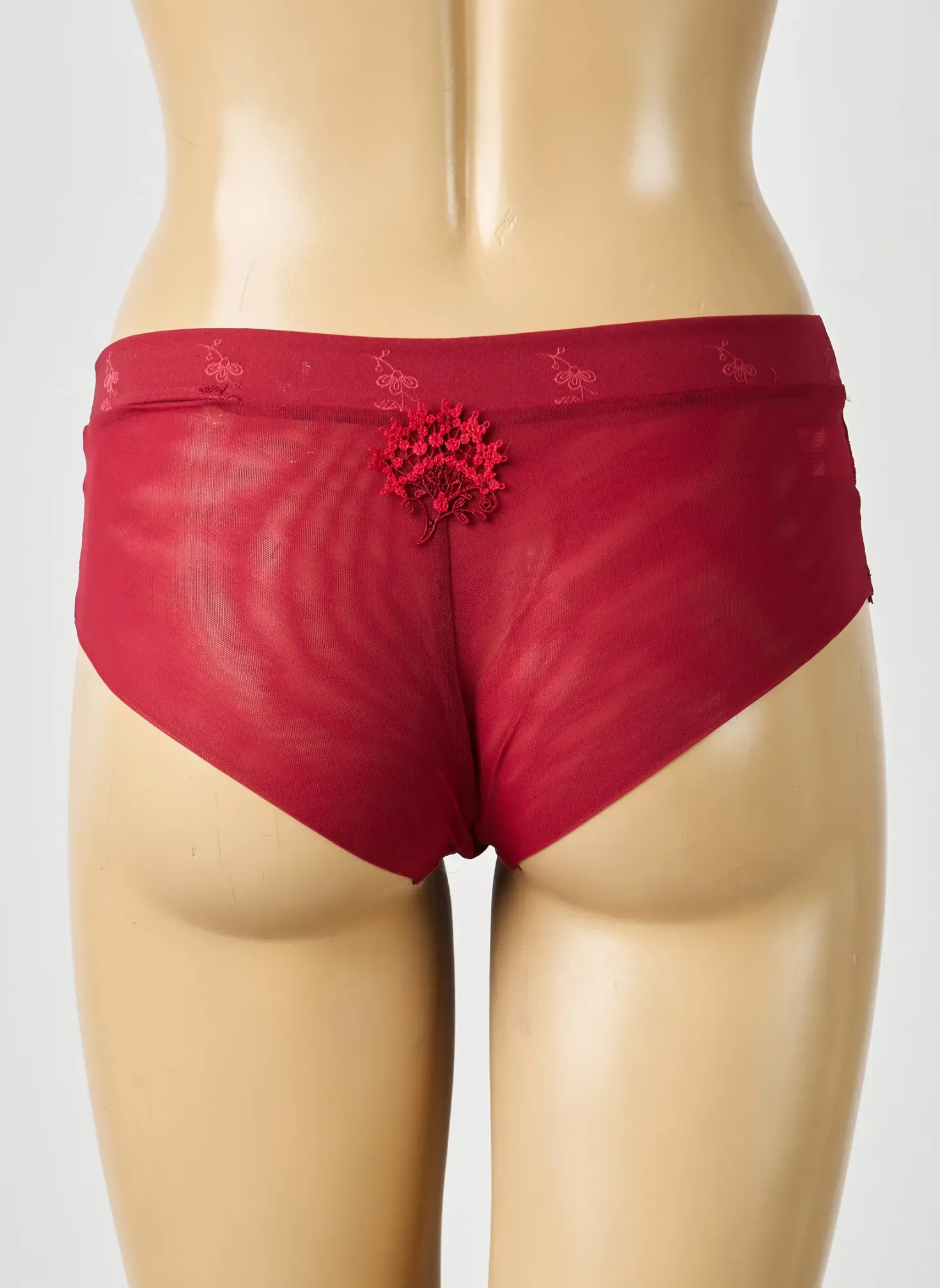 Shorty Simone Perele Rouge
