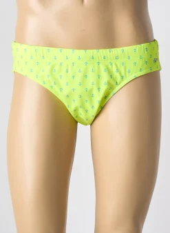 Slip De Bain Scuola Nautica Italiana Jaune