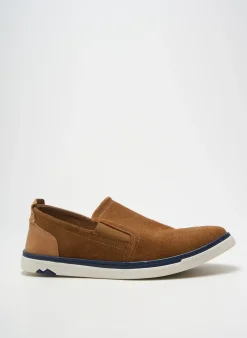 Slip Ons Arid Marron Bout Rond