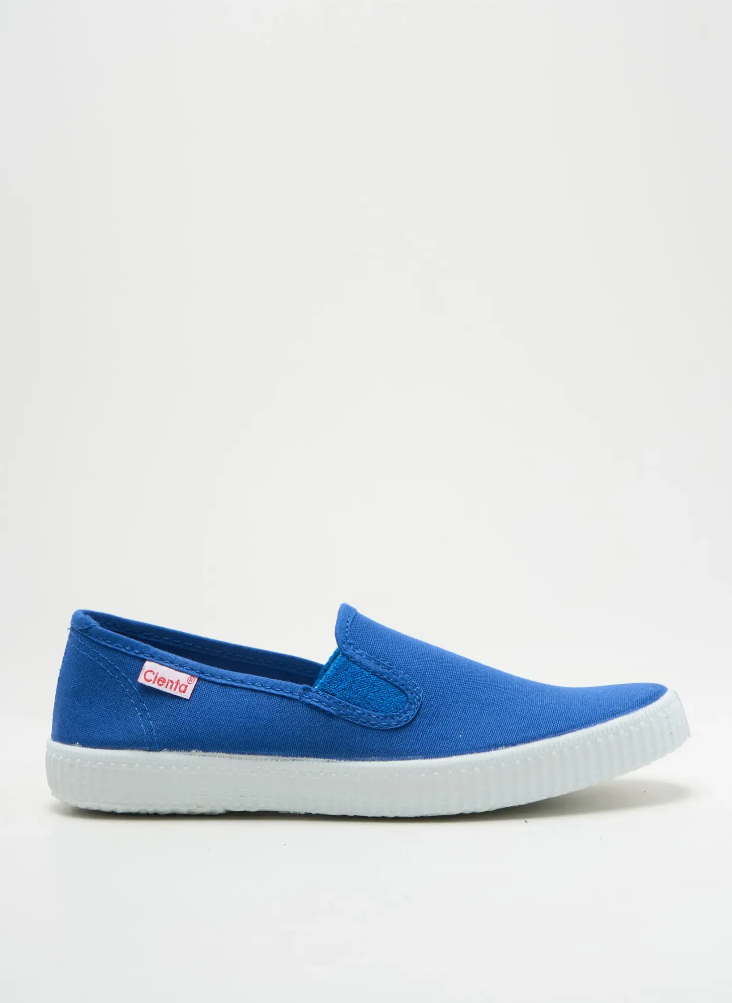Slip Ons Cienta Bleu Bout Rond