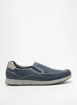 Slip Ons Enval Soft Bleu Bout Rond