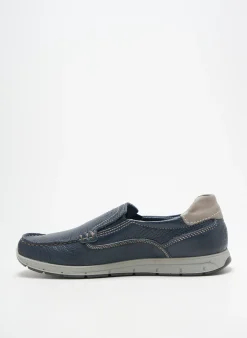 Slip Ons Enval Soft Bleu Bout Rond