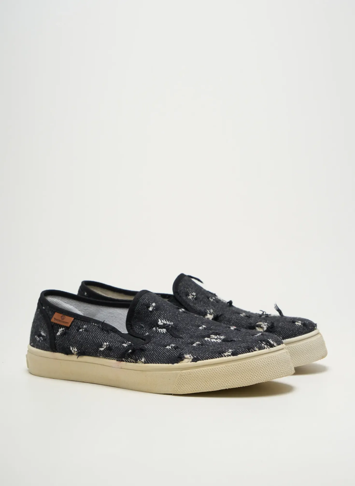 Slip Ons Shoecology Noir Bout Rond