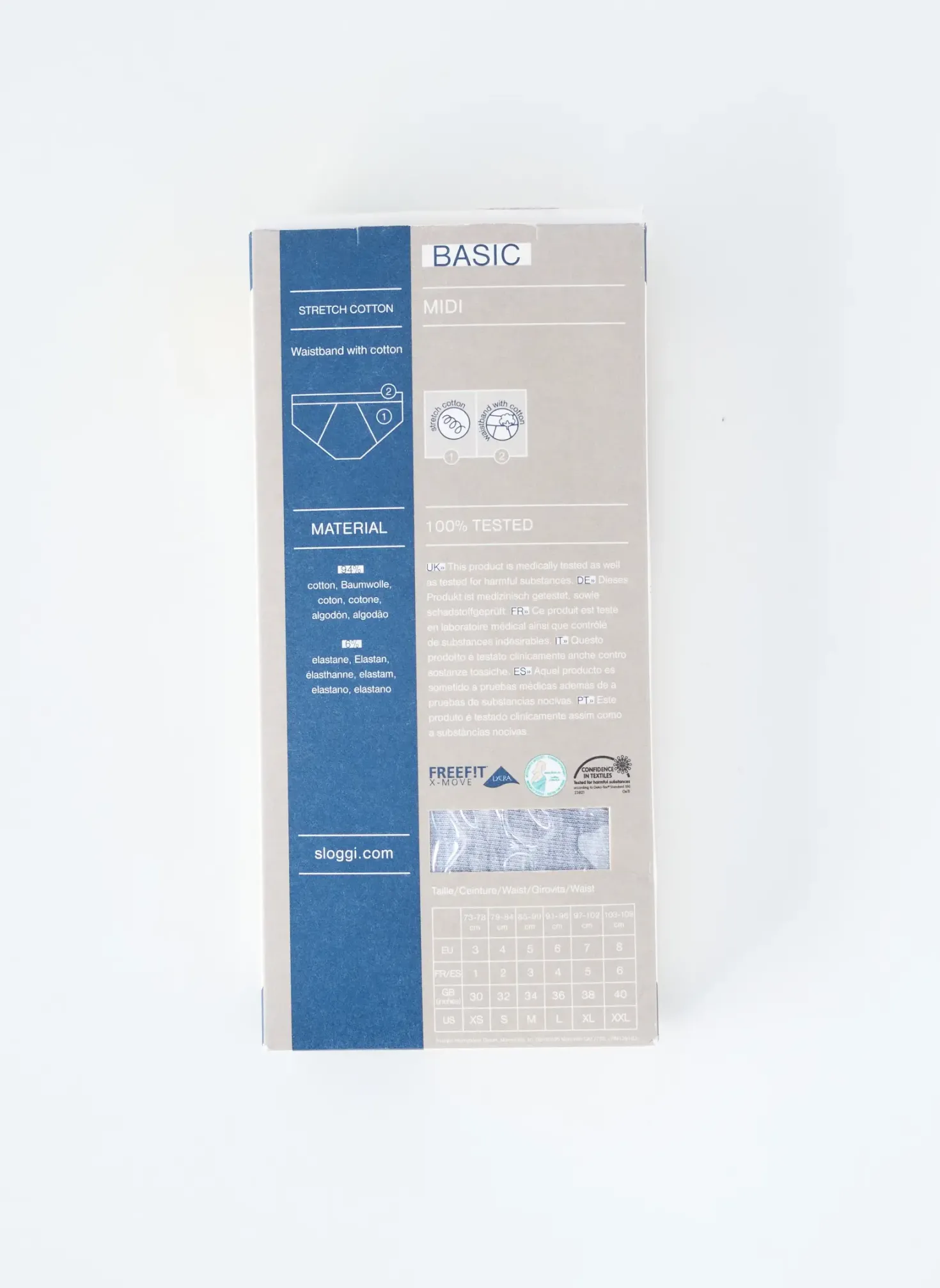 Slip Sloggi Gris