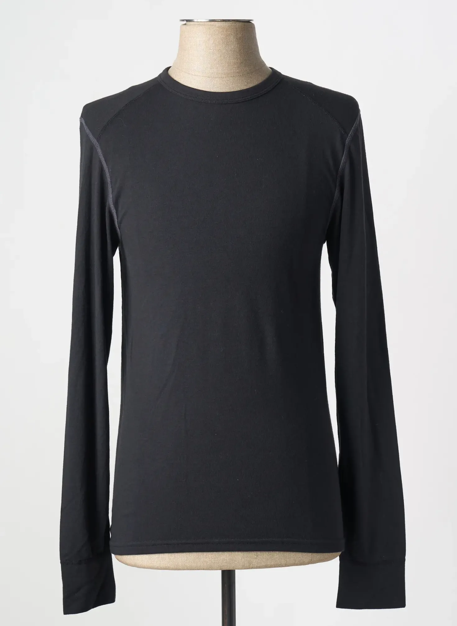 Sous-pull Athena Noir Manches Longues