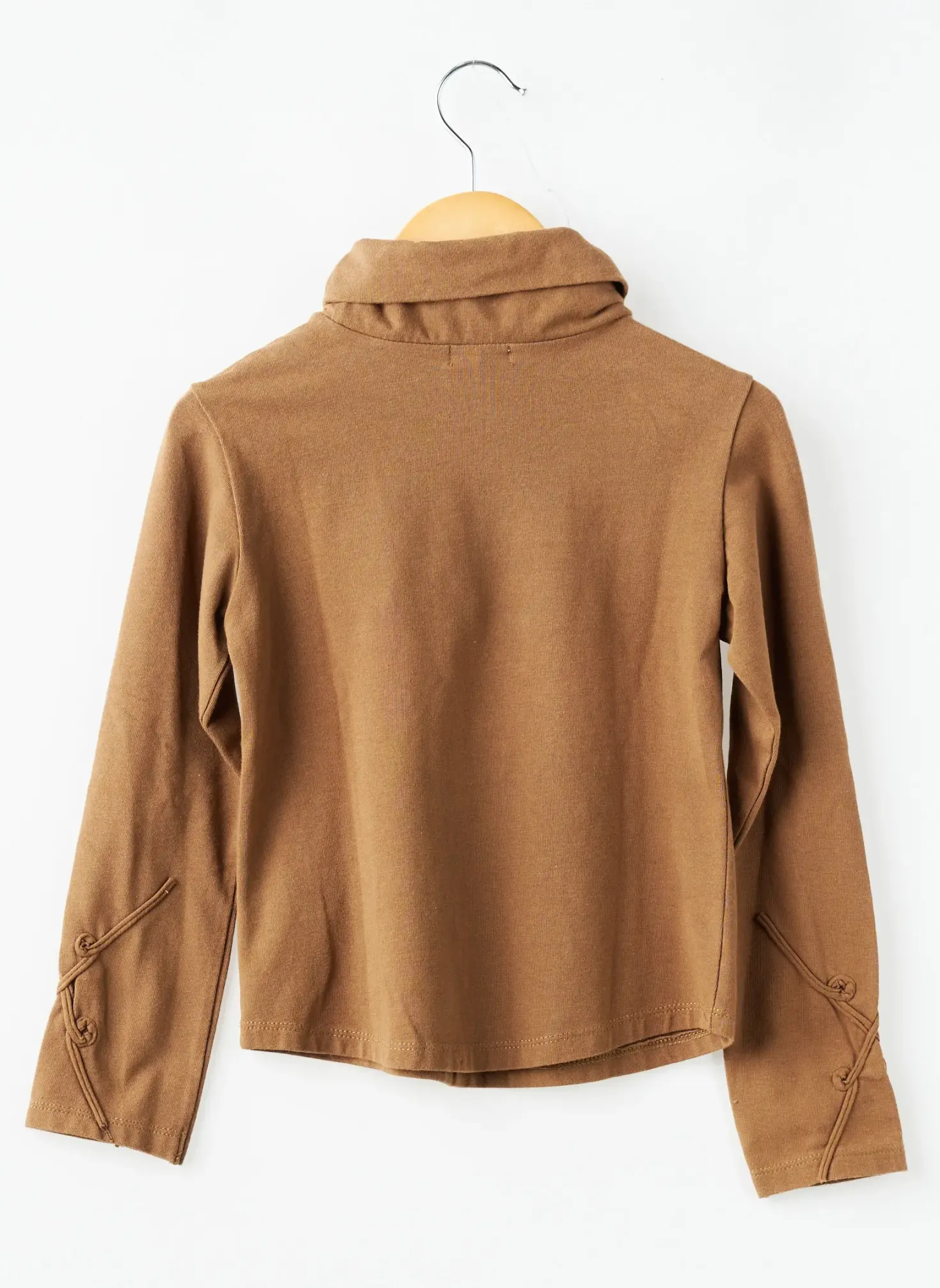 Sous-pull Eliane Et Lena Marron Manches Longues