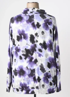 Sous-pull Frank Walder Violet Manches Longues