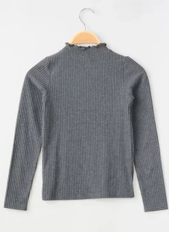 Sous-pull Garcia Gris Manches Longues