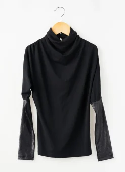 Sous-pull La Fee Maraboutee Noir Manches Longues