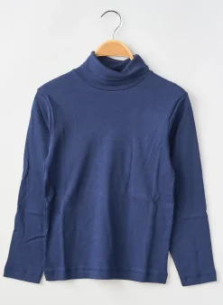 Sous-pull Petit Bateau Bleu Manches Longues