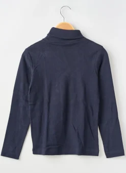 Sous-pull Petit Bateau Bleu Manches Longues