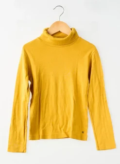 Sous-pull Petit Bateau Jaune Manches Longues