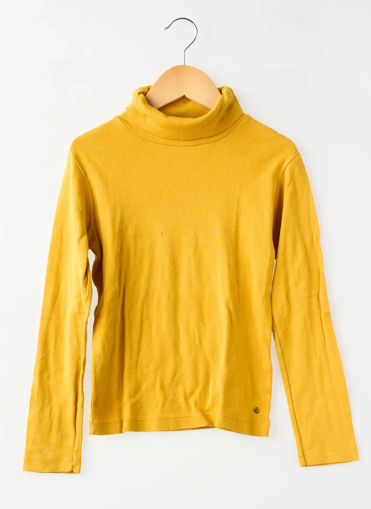 Sous-pull Petit Bateau Jaune Manches Longues