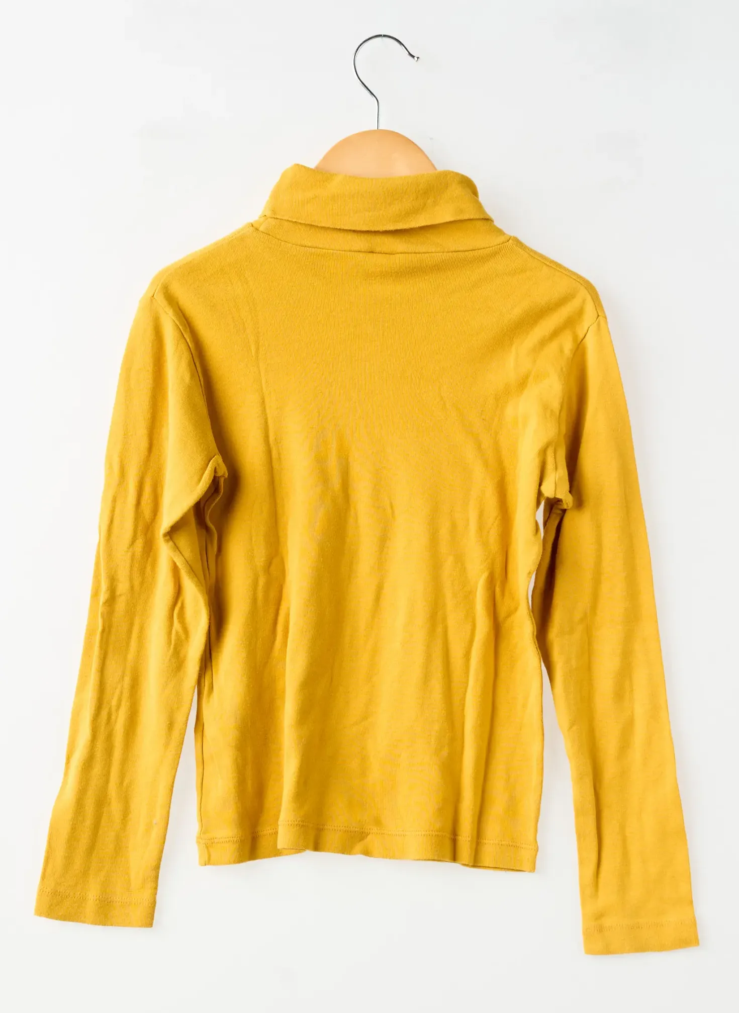 Sous-pull Petit Bateau Jaune Manches Longues