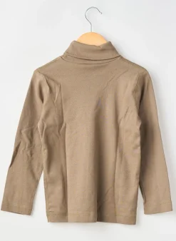 Sous-pull Petit Bateau Marron Manches Longues