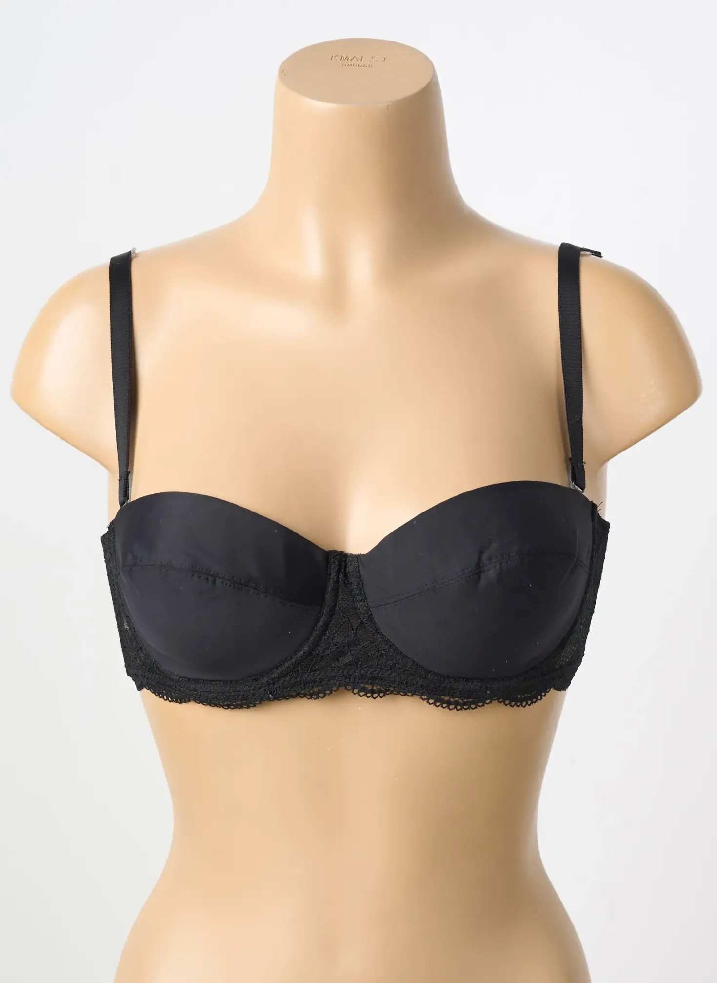 Soutien-gorge Dim Noir Haut Bandeau