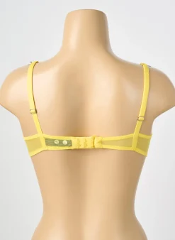 Soutien-gorge Implicite Jaune Haut Soutien-gorge Moulé