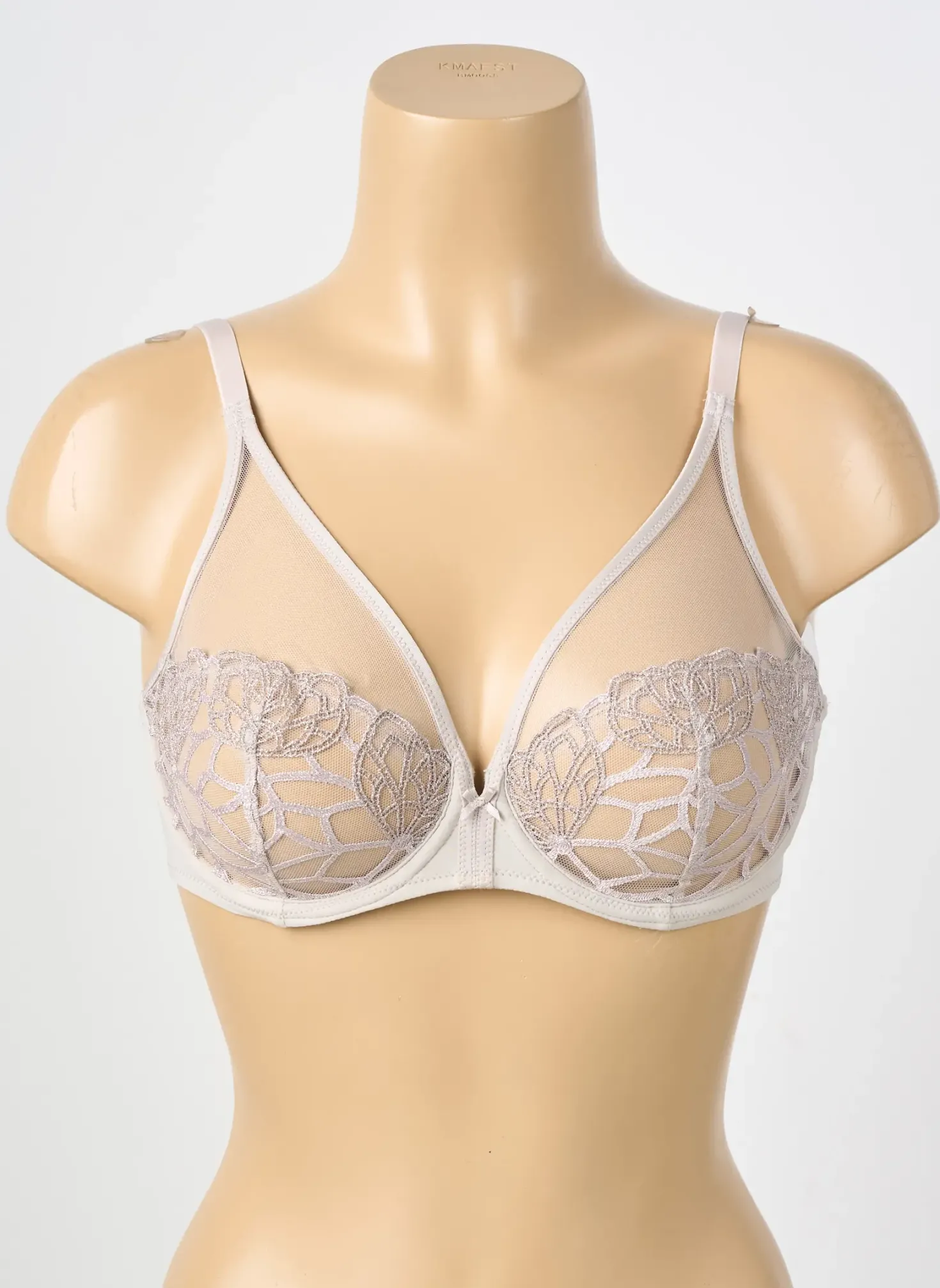 Soutien-gorge Simone Perele Gris Haut Soutien-gorge Emboitant