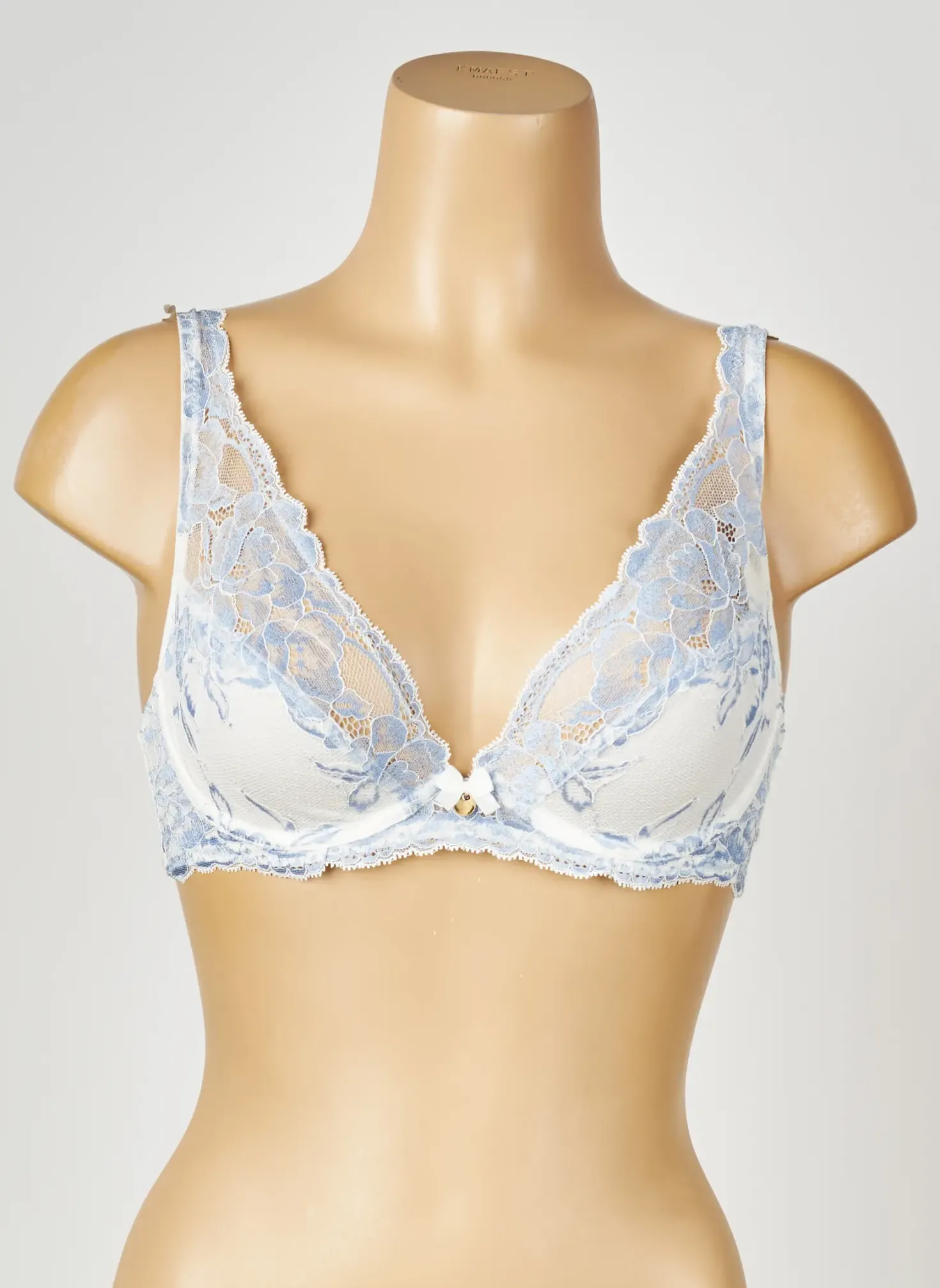 Soutien-gorge Valege Bleu Haut Soutien-gorge Emboitant