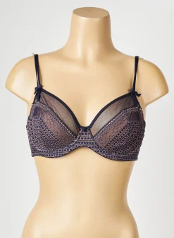 Soutien-gorge Valege Bleu Haut Soutien-gorge Emboitant