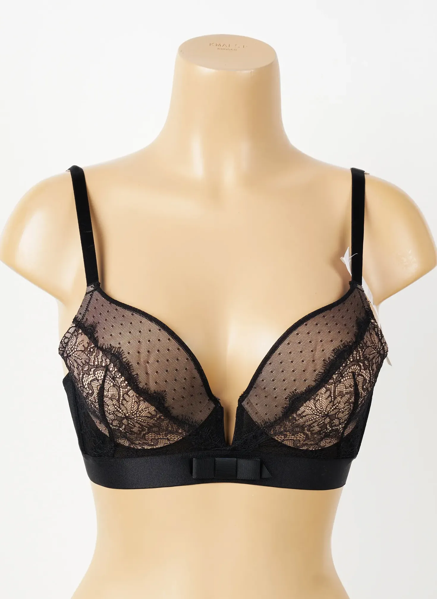 Soutien-gorge Valege Noir Haut Soutien-gorge Push-up