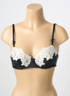 Soutien-gorge Valery Noir Haut Soutien-gorge Emboitant