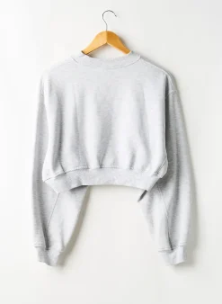 Sweat-shirt Asos Gris Manches Longues