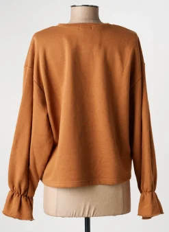 Sweat-shirt Atelier Evène Marron Manches Longues
