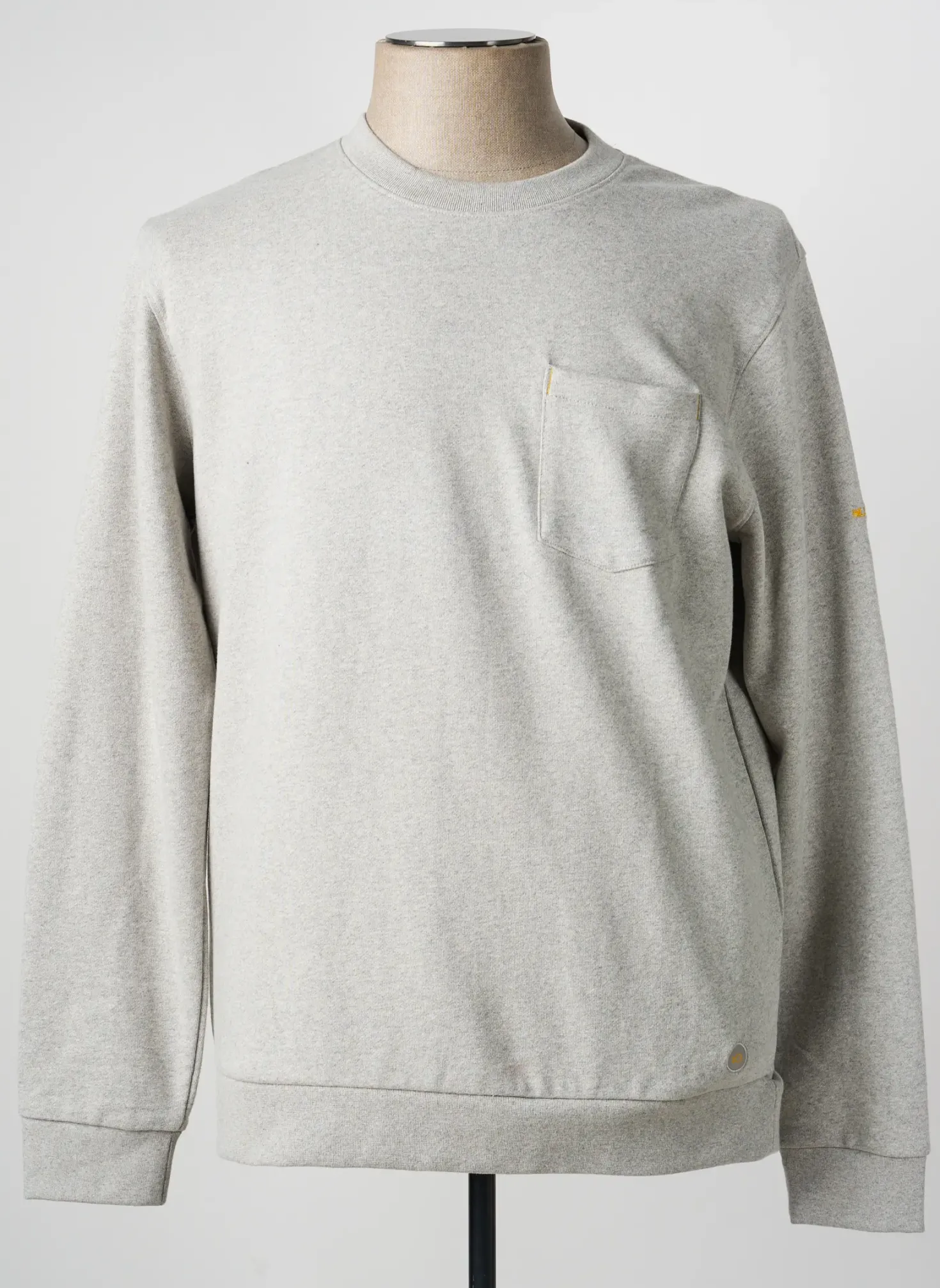 Sweat-shirt Billybelt Gris Manches Longues