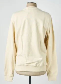 Sweat-shirt Blend Beige Manches Longues