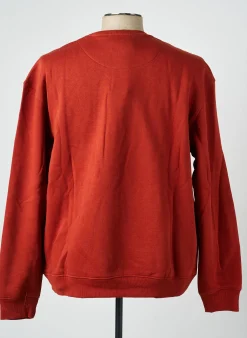 Sweat-shirt Blend Orange Manches Longues