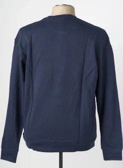 Sweat-shirt Camberabero Bleu Manches Longues