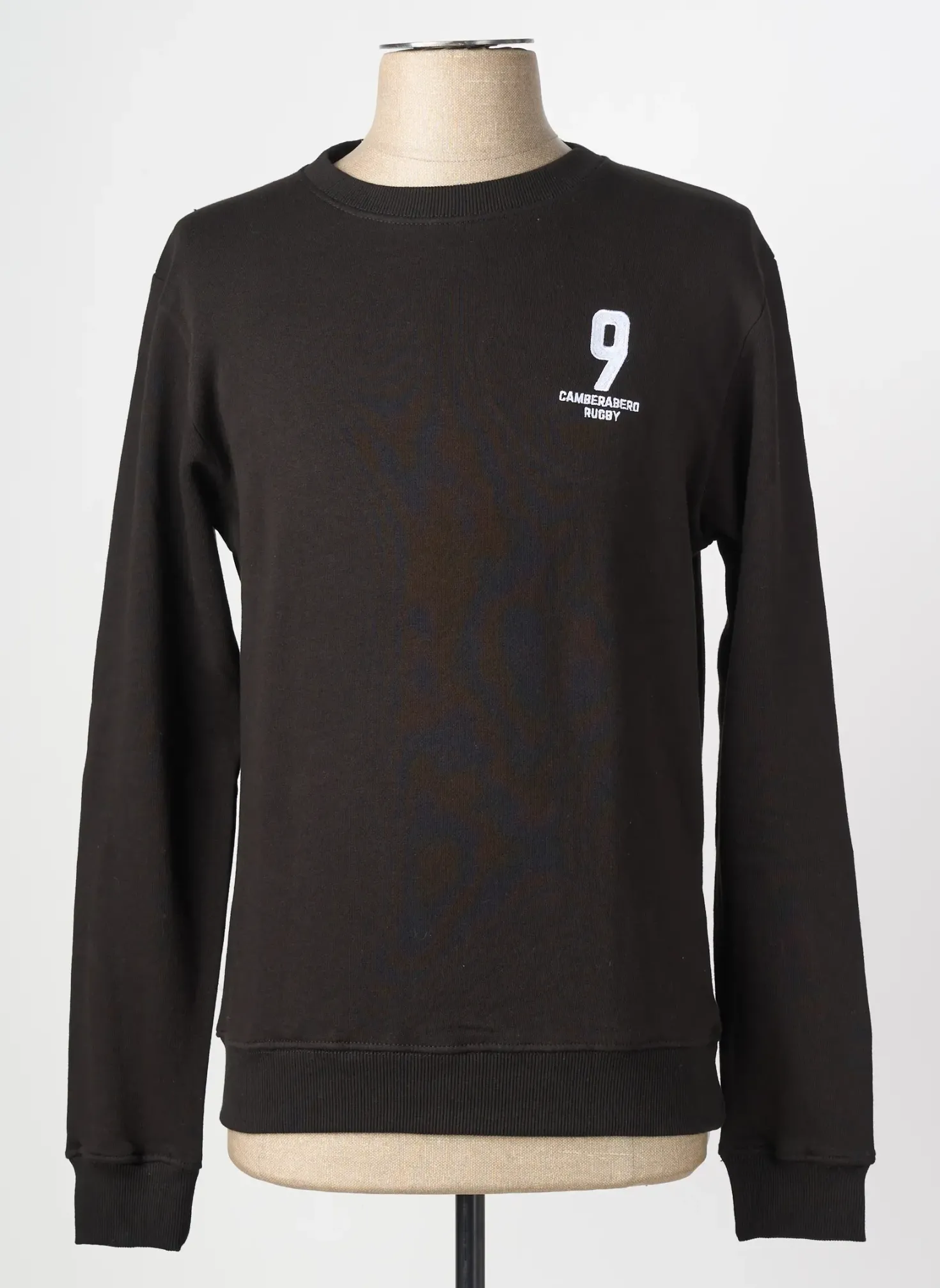 Sweat-shirt Camberabero Noir Manches Longues
