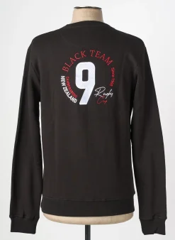 Sweat-shirt Camberabero Noir Manches Longues