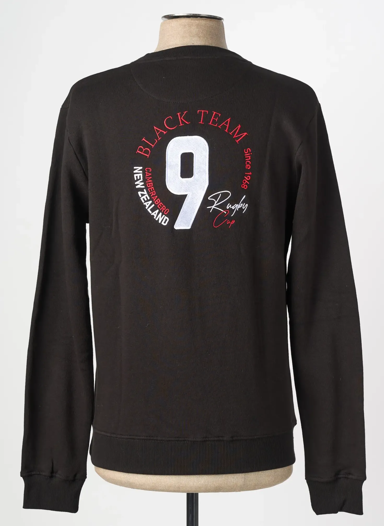 Sweat-shirt Camberabero Noir Manches Longues
