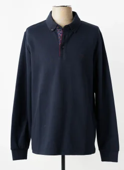 Sweat-shirt Cambridge Bleu Manches Longues