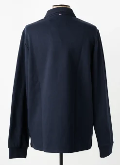 Sweat-shirt Cambridge Bleu Manches Longues