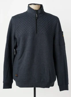 Sweat-shirt Camel Active Bleu Manches Longues