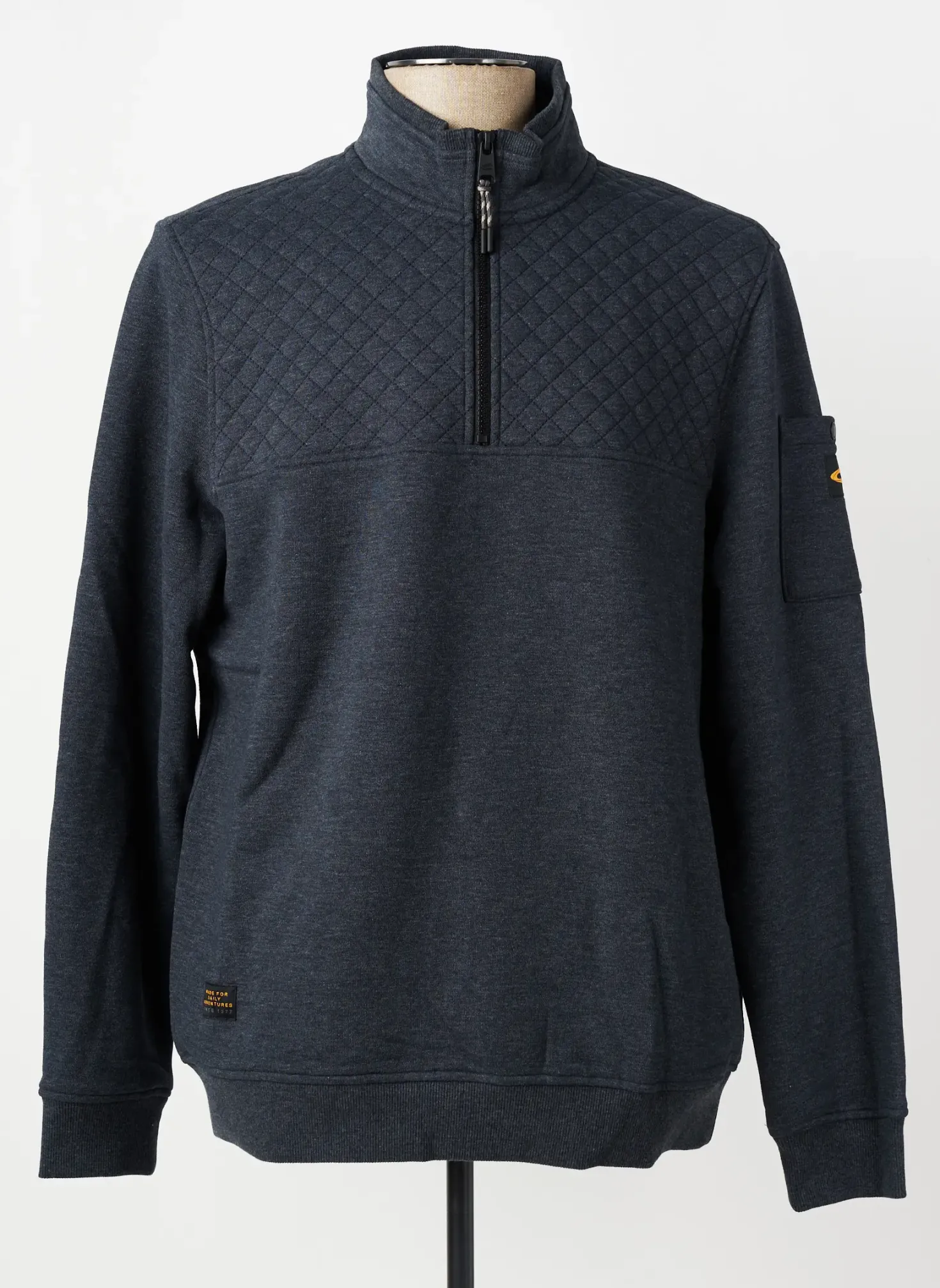 Sweat-shirt Camel Active Bleu Manches Longues