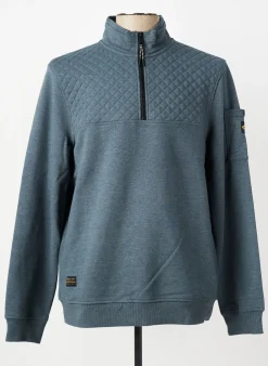 Sweat-shirt Camel Active Bleu Manches Longues