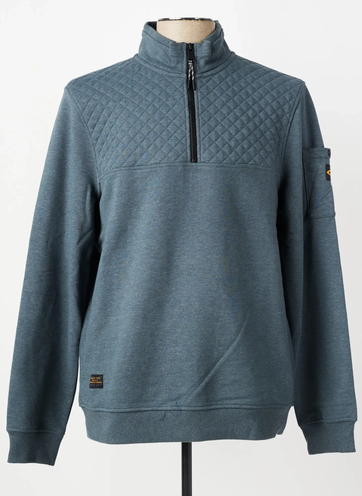 Sweat-shirt Camel Active Bleu Manches Longues