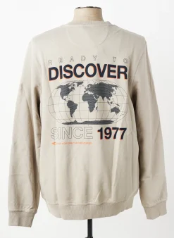 Sweat-shirt Camel Active Gris Manches Longues