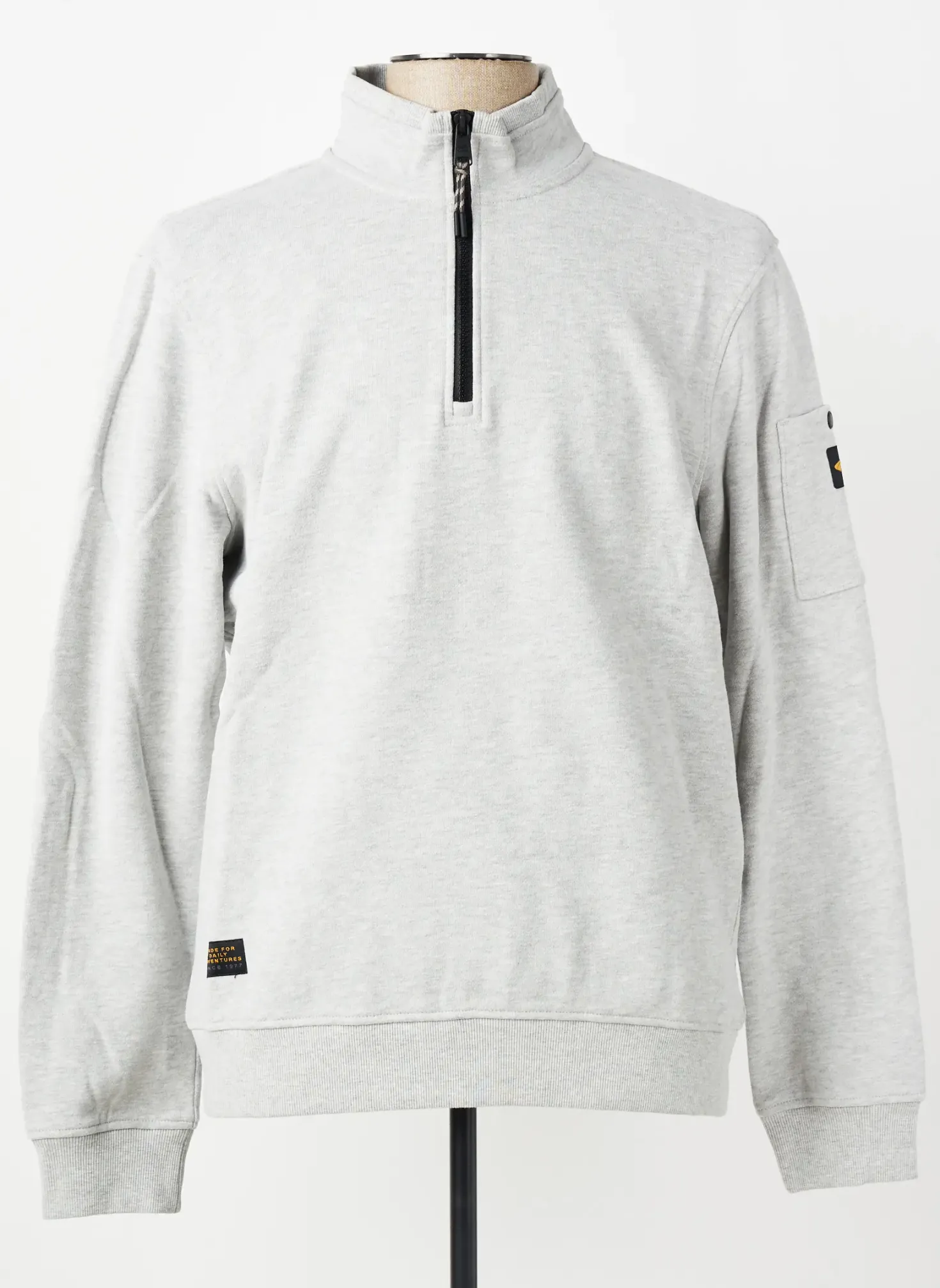 Sweat-shirt Camel Active Gris Manches Longues