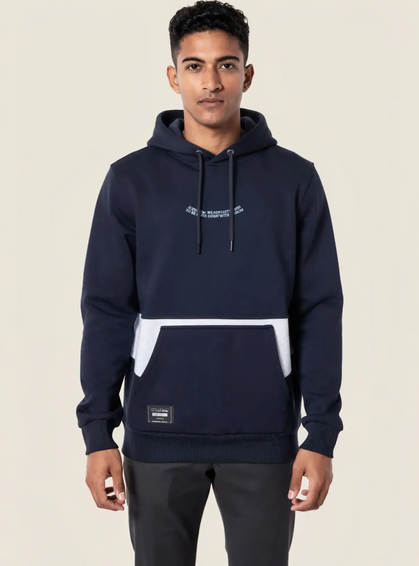 Sweat-shirt À Capuche Armita Bleu Manches Longues