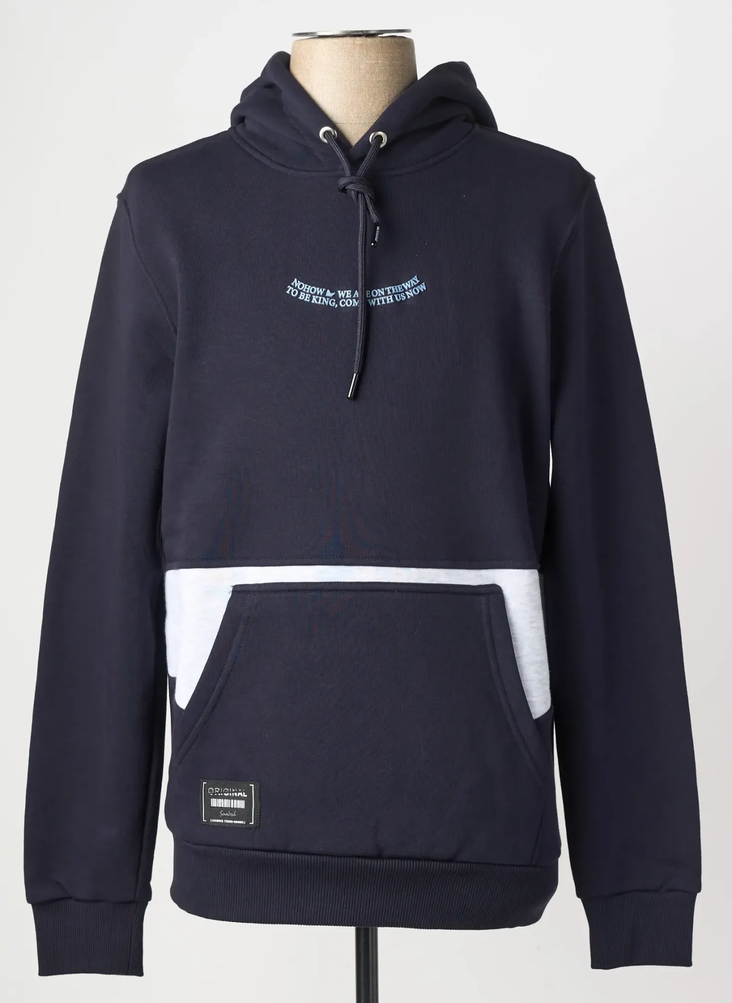 Sweat-shirt À Capuche Armita Bleu Manches Longues