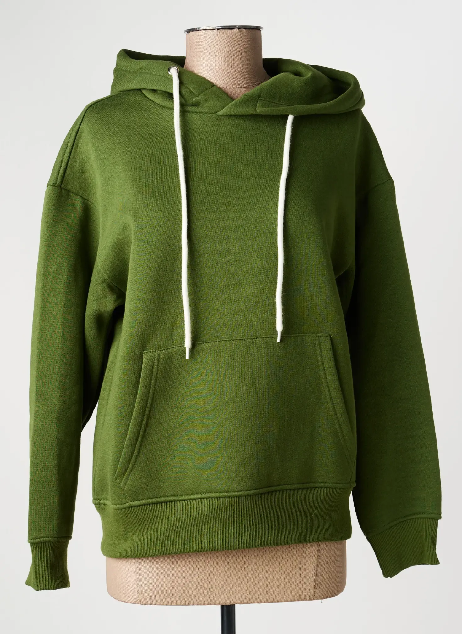 Sweat-shirt À Capuche Daphnea Vert Manches Longues