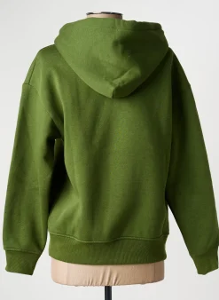 Sweat-shirt À Capuche Daphnea Vert Manches Longues