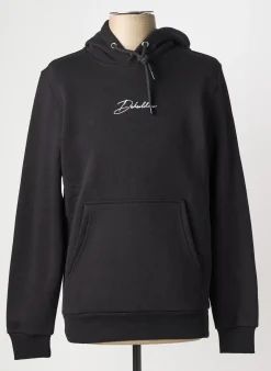 Sweat-shirt À Capuche Deksoldier Noir Manches Longues